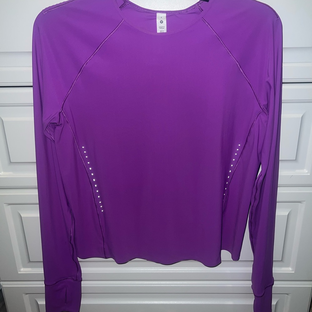 lululemon athletica Purple Long Sleeve Tee